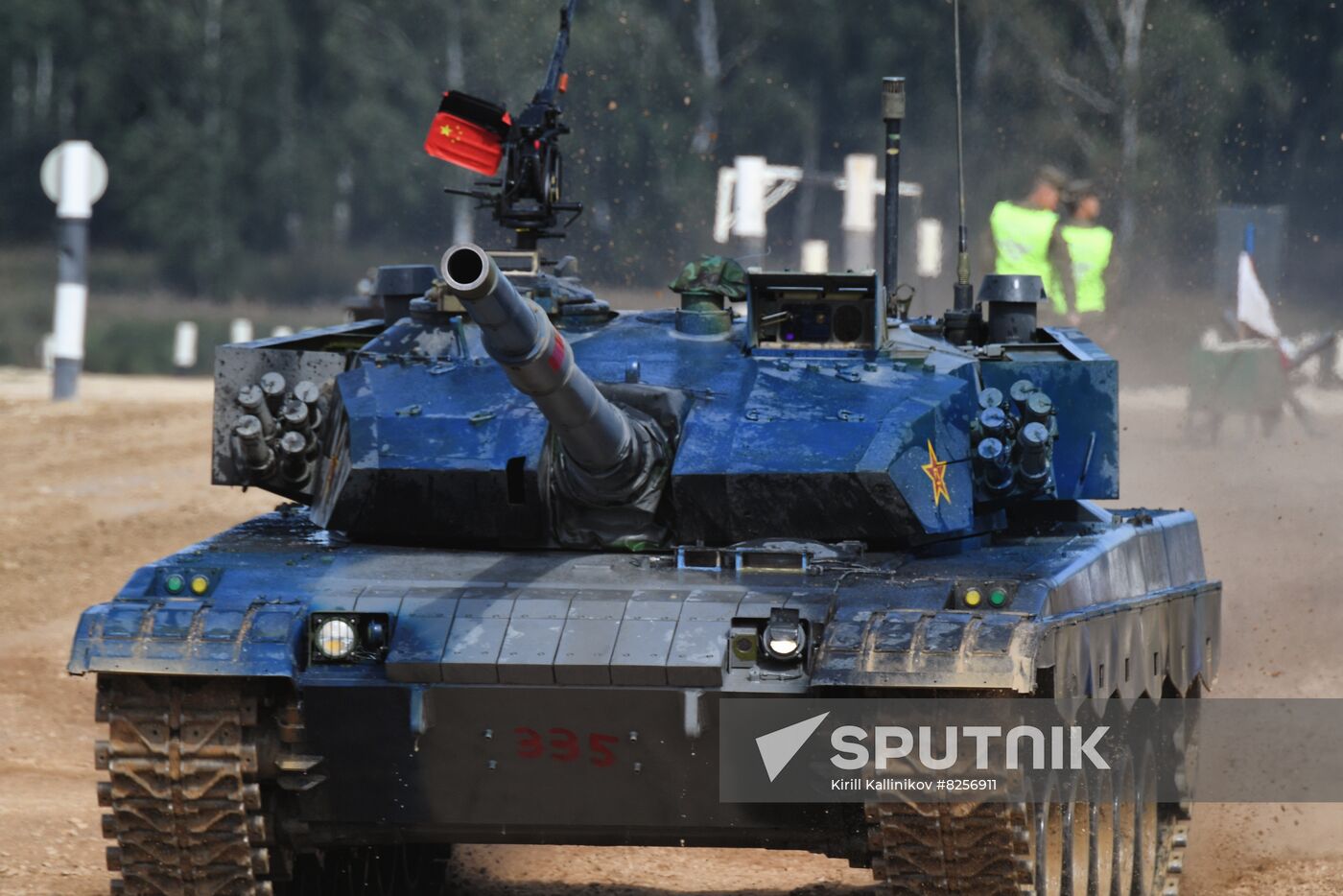 Russia Army Games Tank Biathlon