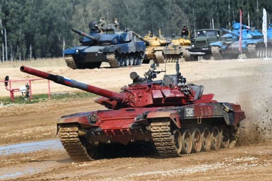 Russia Army Games Tank Biathlon