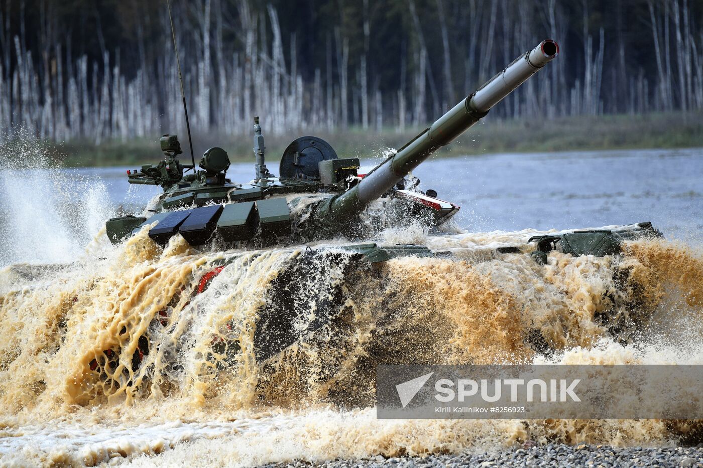 Russia Army Games Tank Biathlon