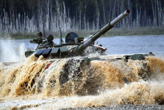 Russia Army Games Tank Biathlon