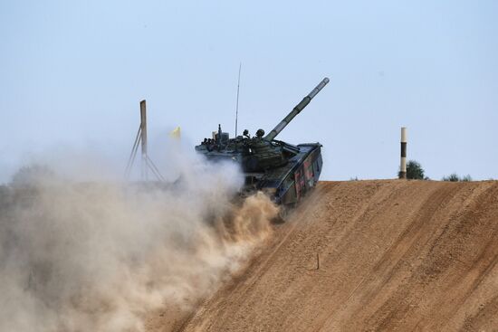 Russia Army Games Tank Biathlon