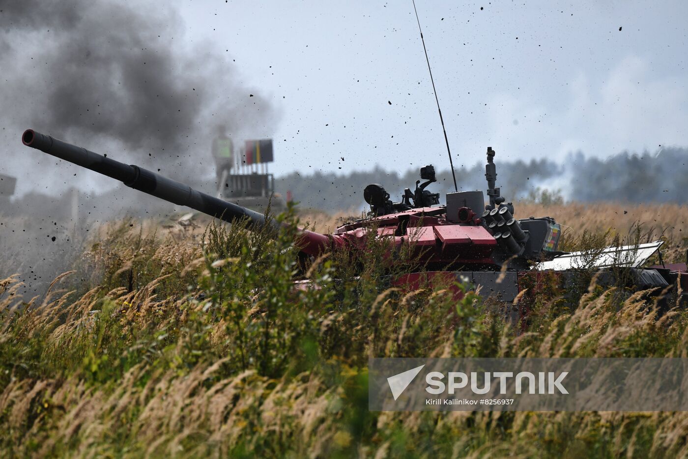 Russia Army Games Tank Biathlon