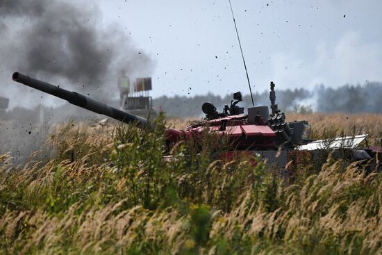 Russia Army Games Tank Biathlon