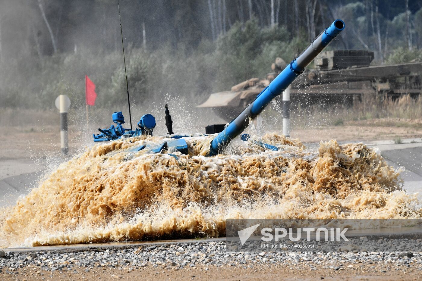 Russia Army Games Tank Biathlon