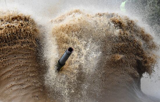 Russia Army Games Tank Biathlon