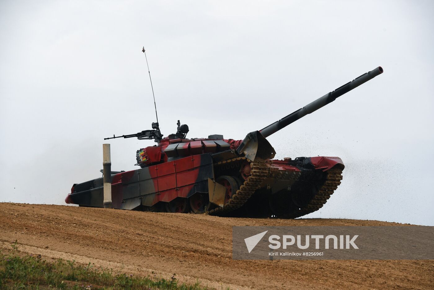 Russia Army Games Tank Biathlon