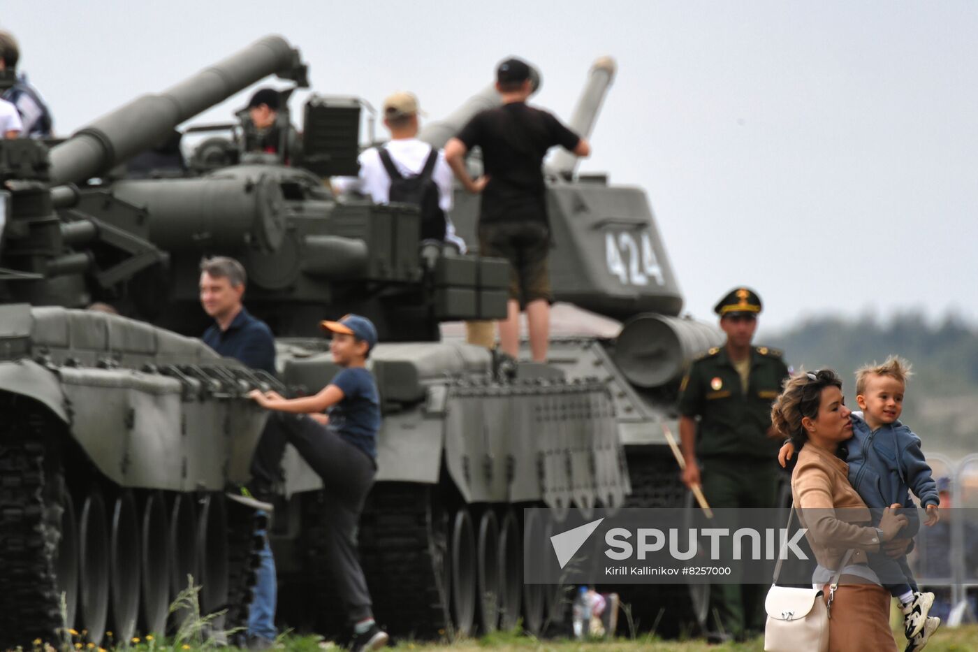 Russia Army Games Tank Biathlon