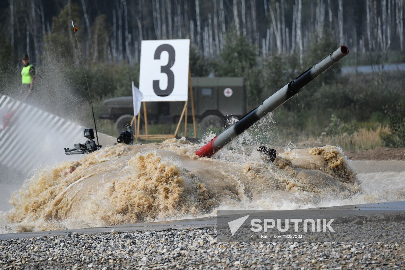 Russia Army Games Tank Biathlon