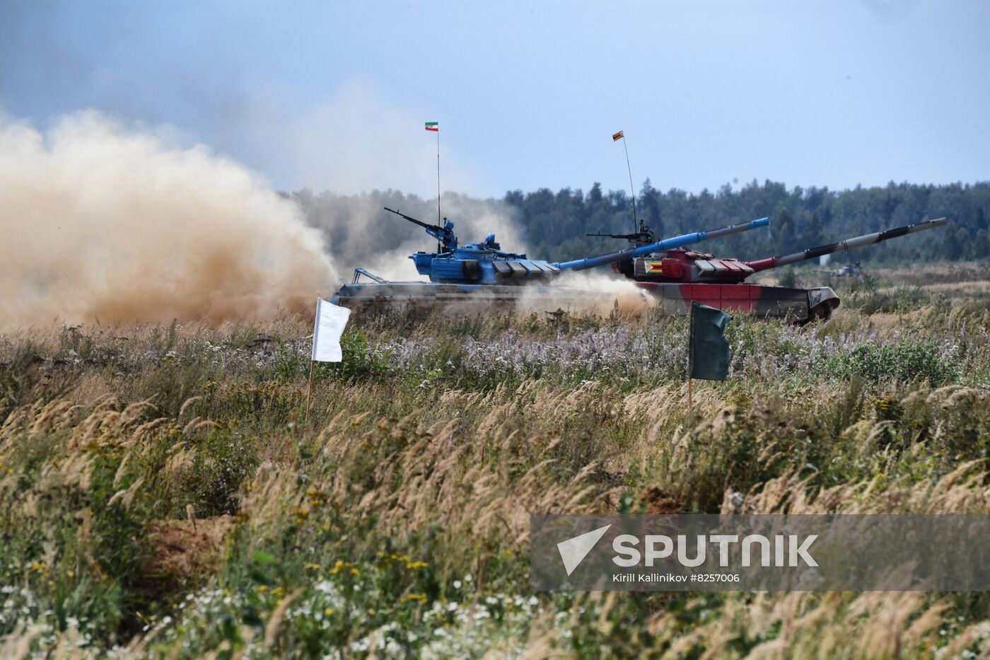 Russia Army Games Tank Biathlon