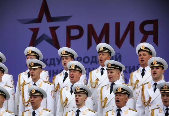 Russia Army Forum Closing