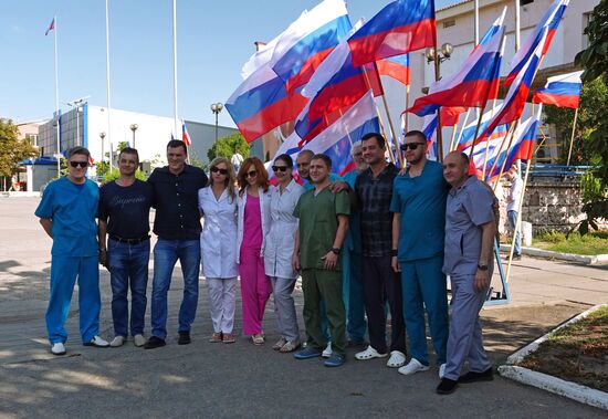 LPR Russia National Flag Day