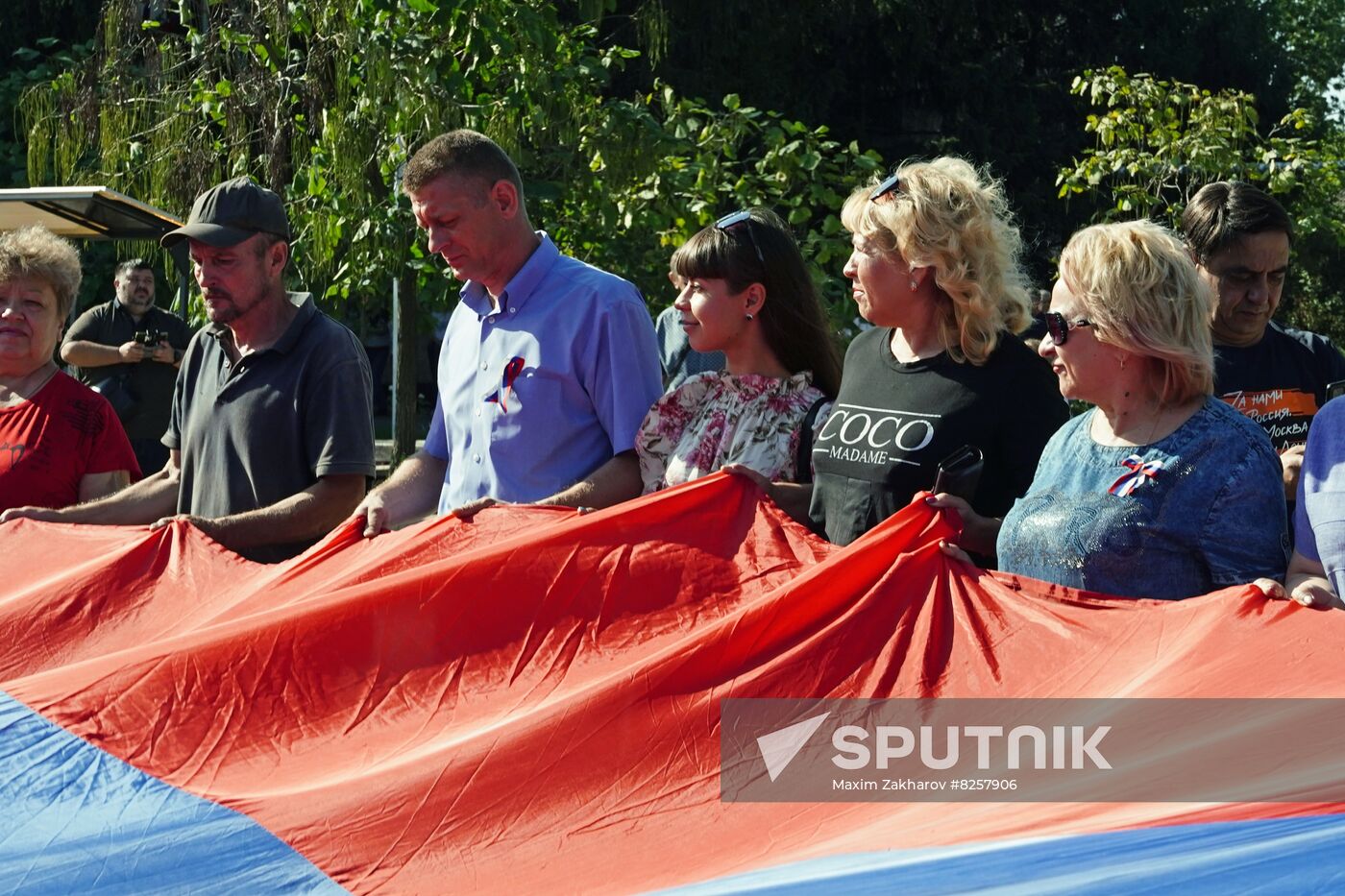 LPR Russia National Flag Day