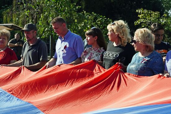 LPR Russia National Flag Day