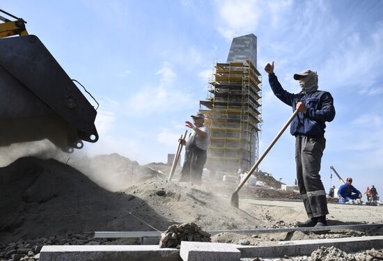 DPR Russia Ukraine Military Operation Memorial Restoration