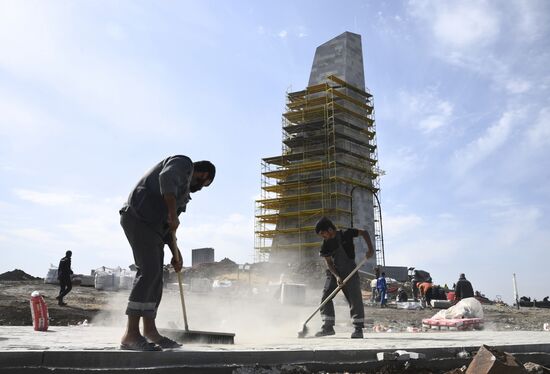 DPR Russia Ukraine Military Operation Memorial Restoration