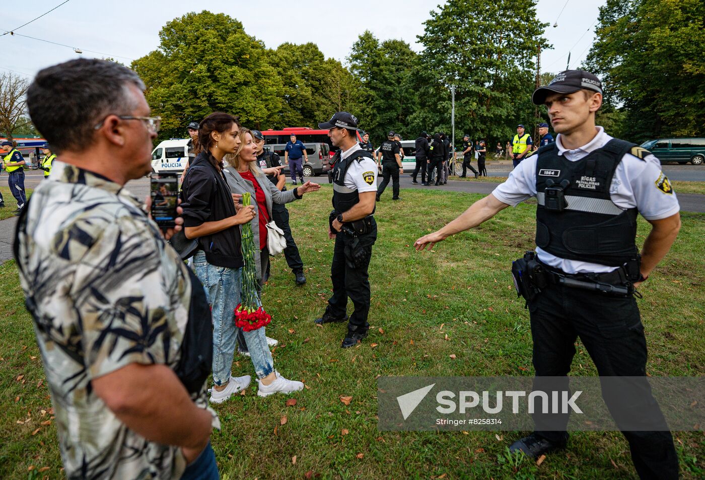 Latvia WWII Soviet Monument Demolition