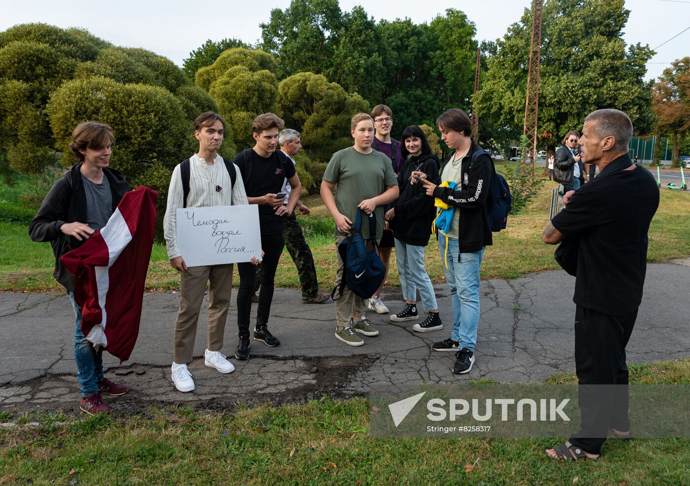 Latvia WWII Soviet Monument Demolition
