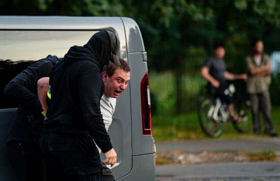 Latvia WWII Soviet Monument Demolition