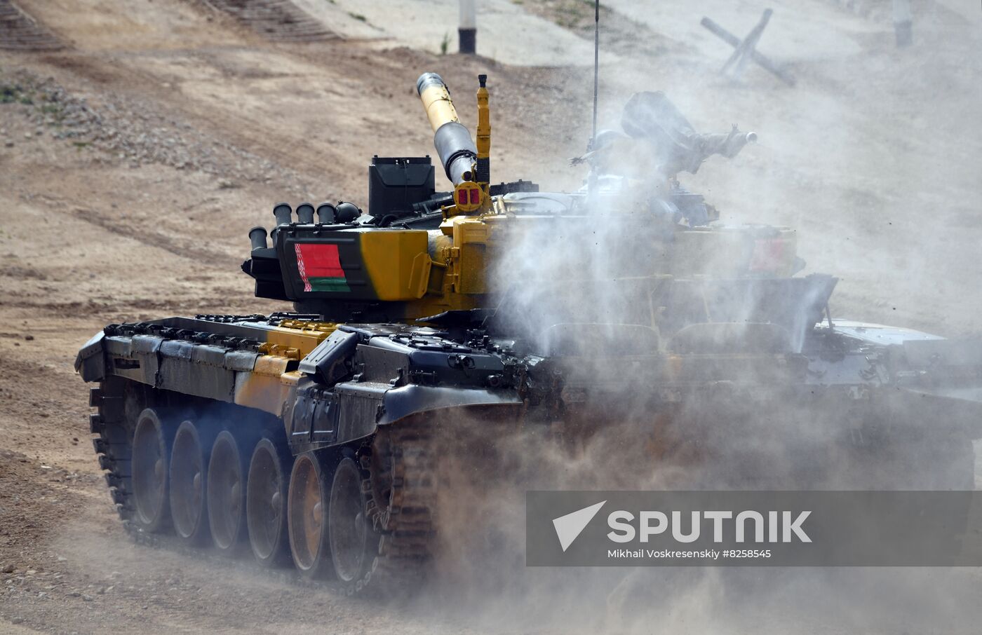 Russia Army Games Tank Biathlon