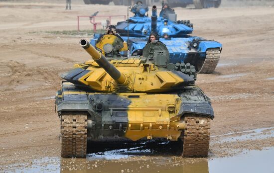 Russia Army Games Tank Biathlon