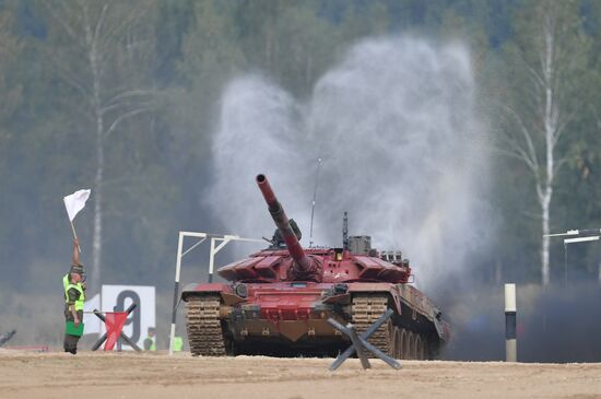 Russia Army Games Tank Biathlon