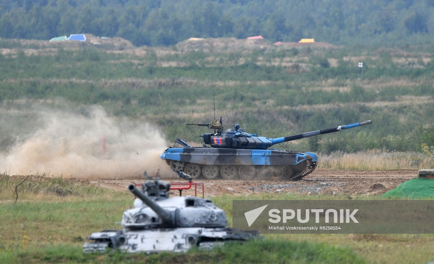 Russia Army Games Tank Biathlon