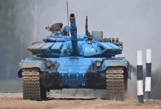 Russia Army Games Tank Biathlon
