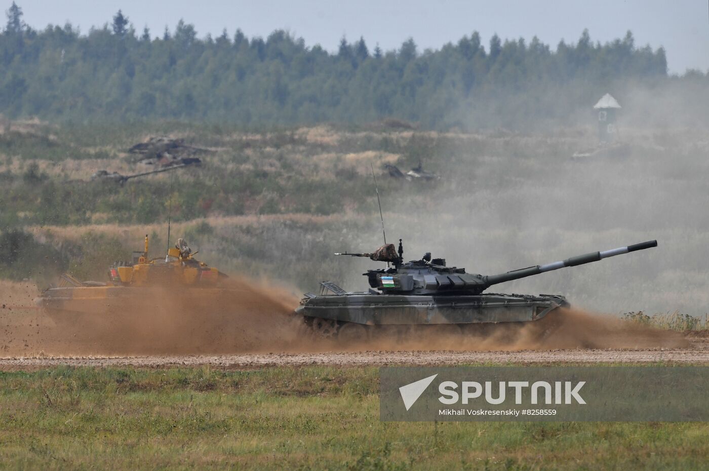 Russia Army Games Tank Biathlon