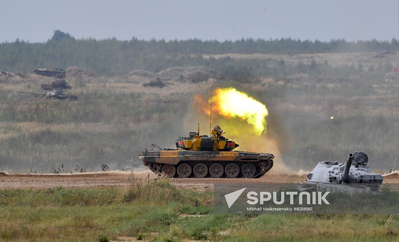 Russia Army Games Tank Biathlon