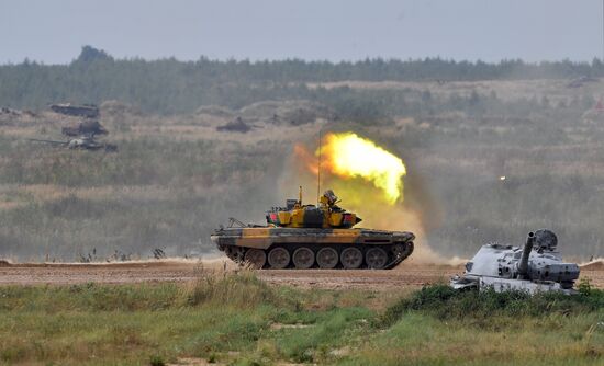 Russia Army Games Tank Biathlon