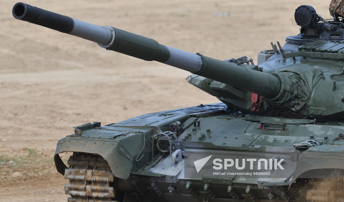 Russia Army Games Tank Biathlon