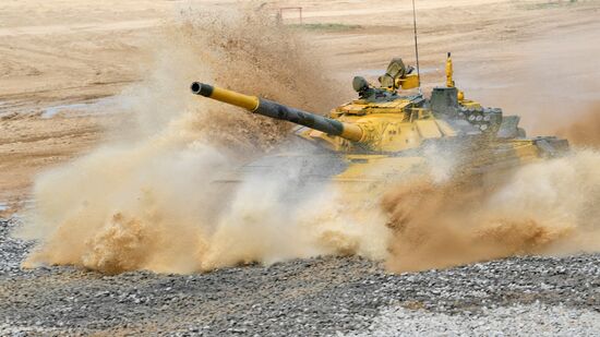 Russia Army Games Tank Biathlon
