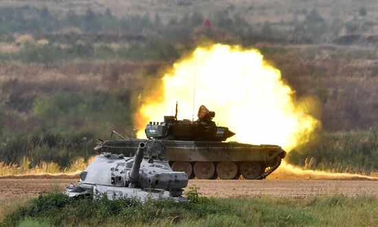 Russia Army Games Tank Biathlon