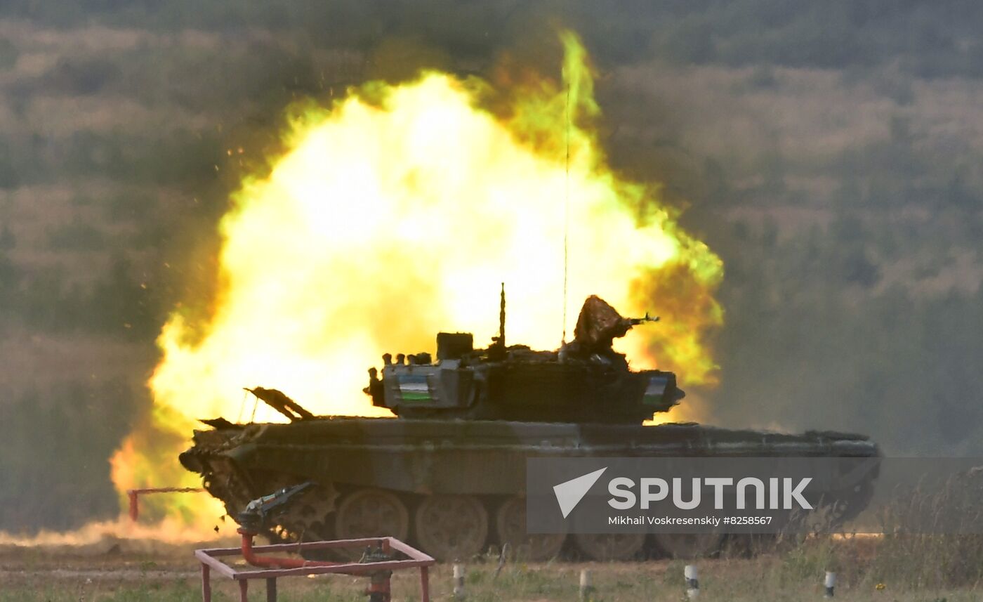 Russia Army Games Tank Biathlon