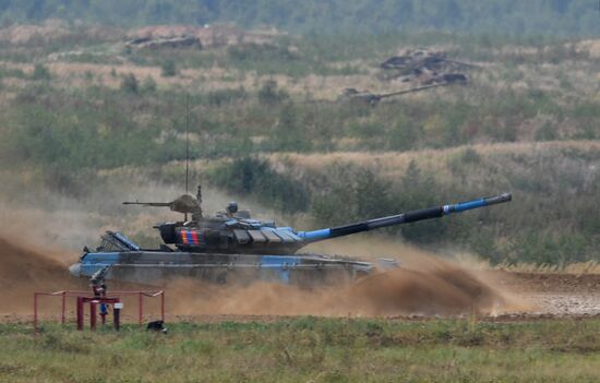 Russia Army Games Tank Biathlon