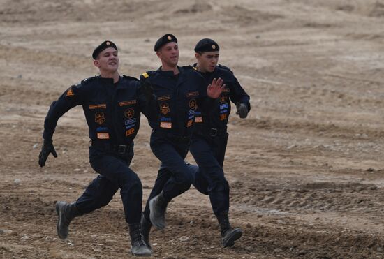 Russia Army Games Tank Biathlon