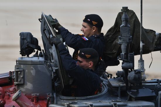 Russia Army Games Tank Biathlon