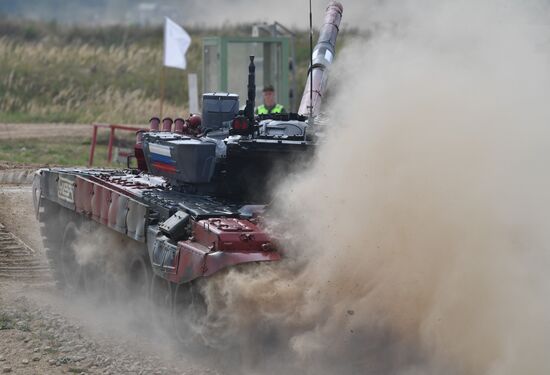Russia Army Games Tank Biathlon