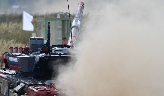 Russia Army Games Tank Biathlon