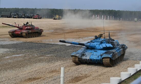 Russia Army Games Tank Biathlon