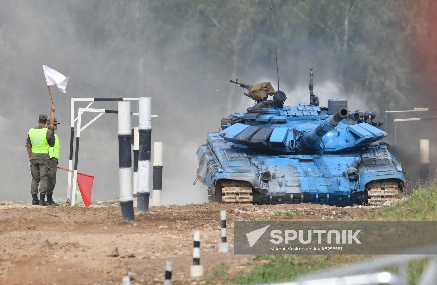 Russia Army Games Tank Biathlon