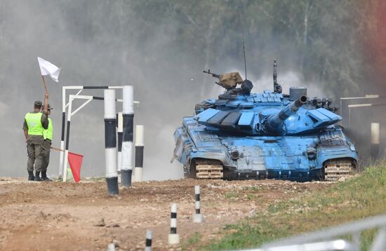 Russia Army Games Tank Biathlon