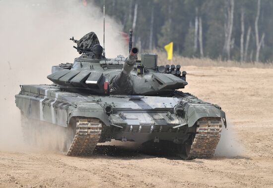 Russia Army Games Tank Biathlon