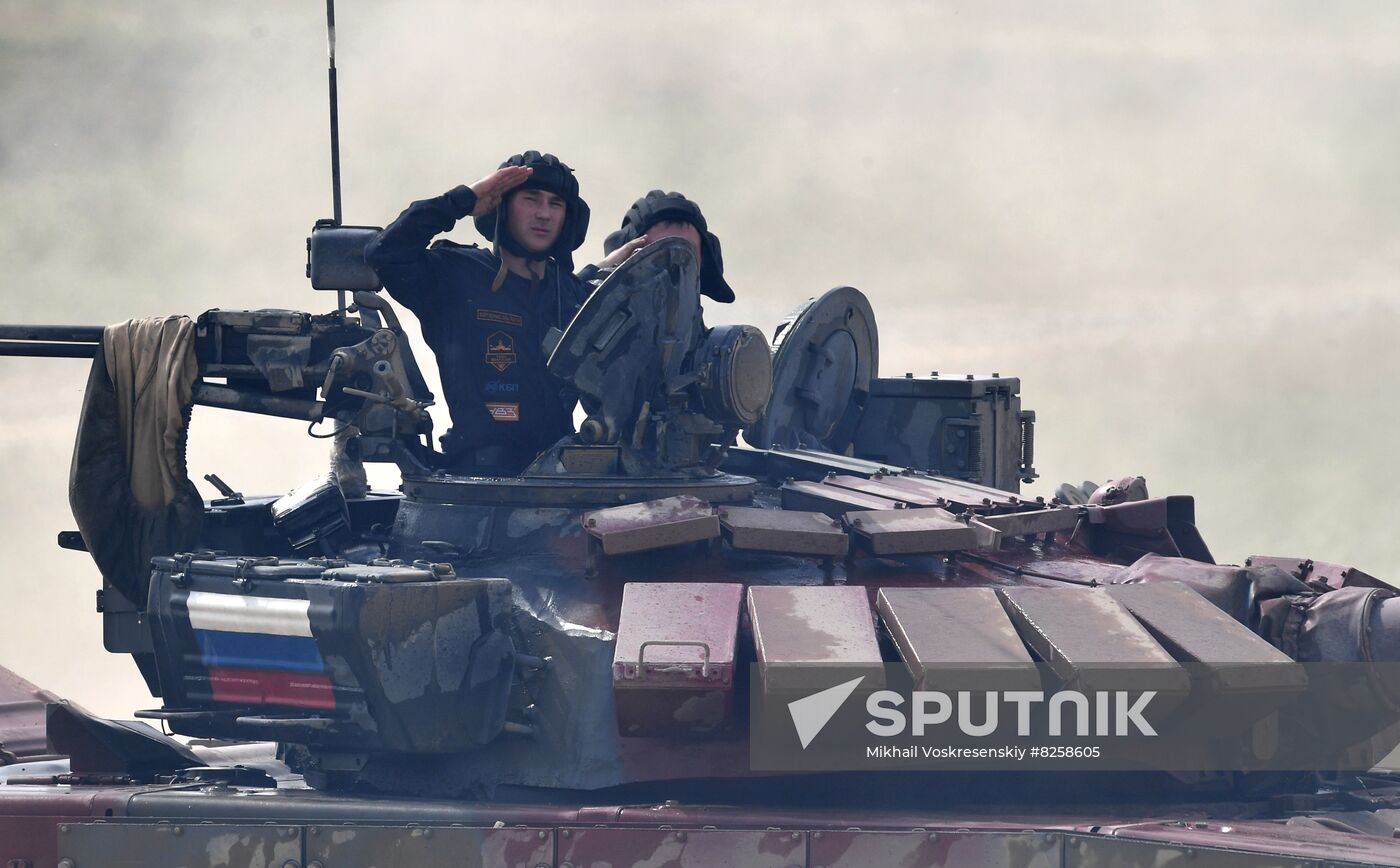 Russia Army Games Tank Biathlon