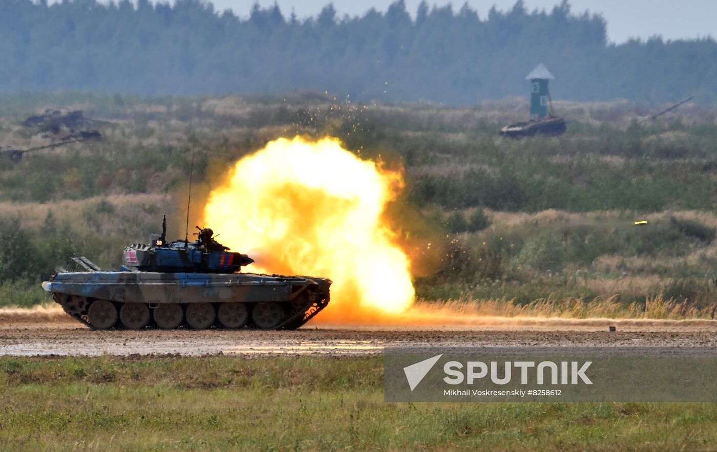 Russia Army Games Tank Biathlon