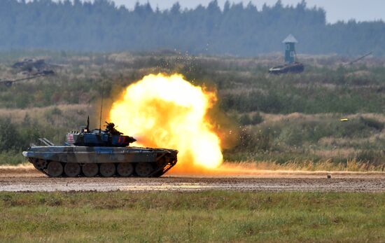 Russia Army Games Tank Biathlon