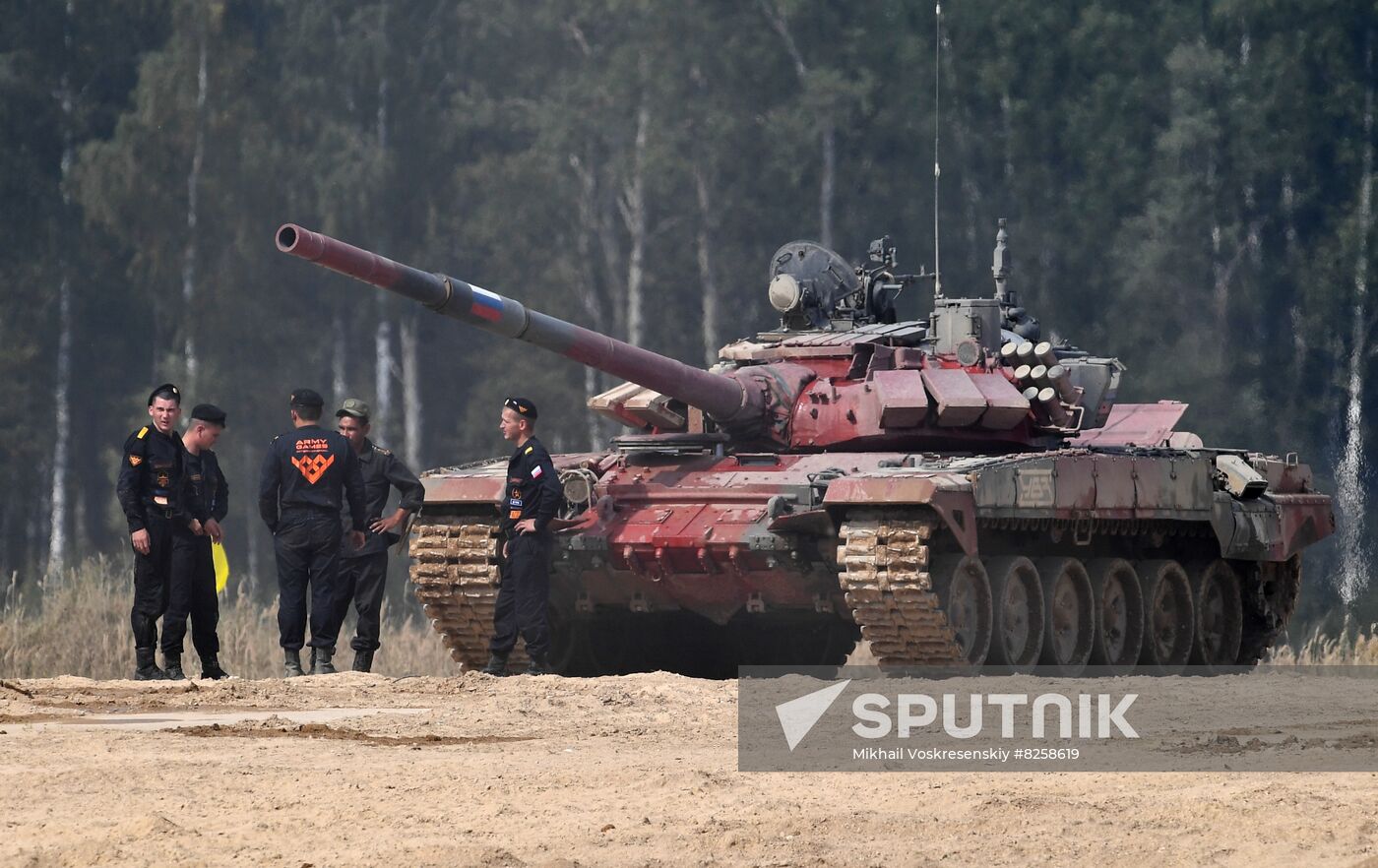 Russia Army Games Tank Biathlon