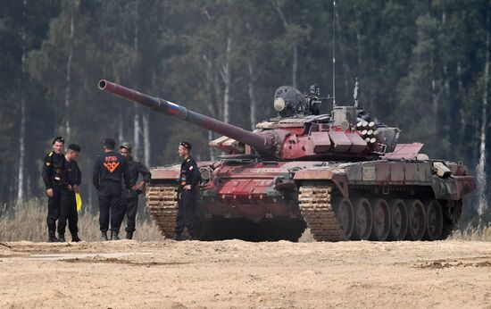 Russia Army Games Tank Biathlon