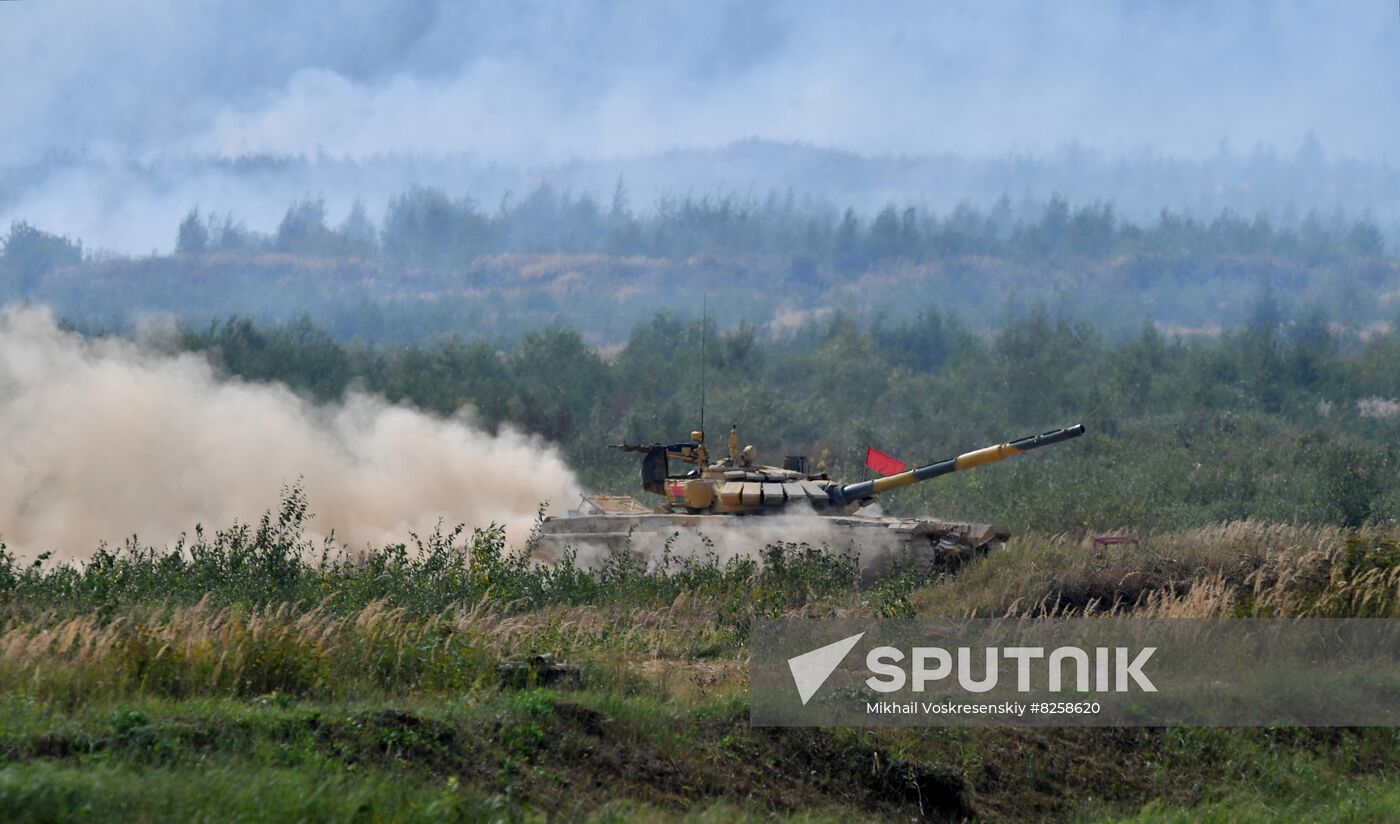 Russia Army Games Tank Biathlon