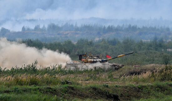 Russia Army Games Tank Biathlon